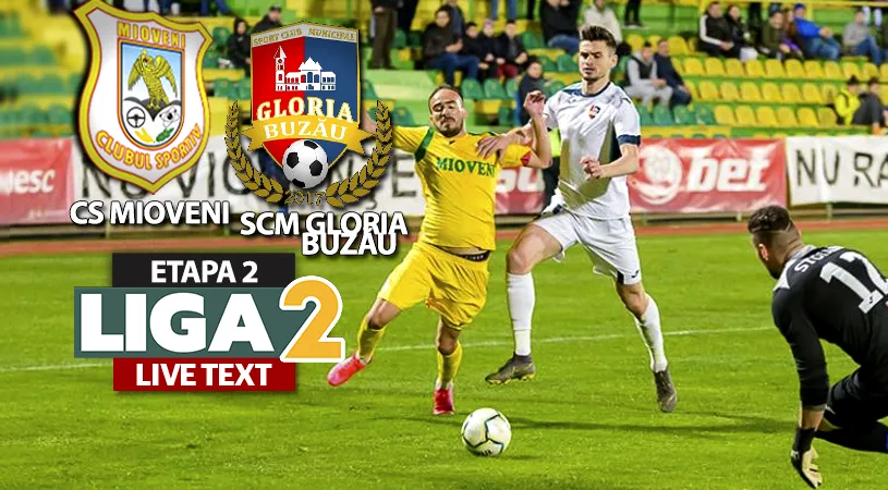 CS Mioveni, probleme în noul sezon. Echipa lui Claudiu Niculescu a rămas fără victorie și fără gol marcat și după meciul cu SCM Gloria Buzău