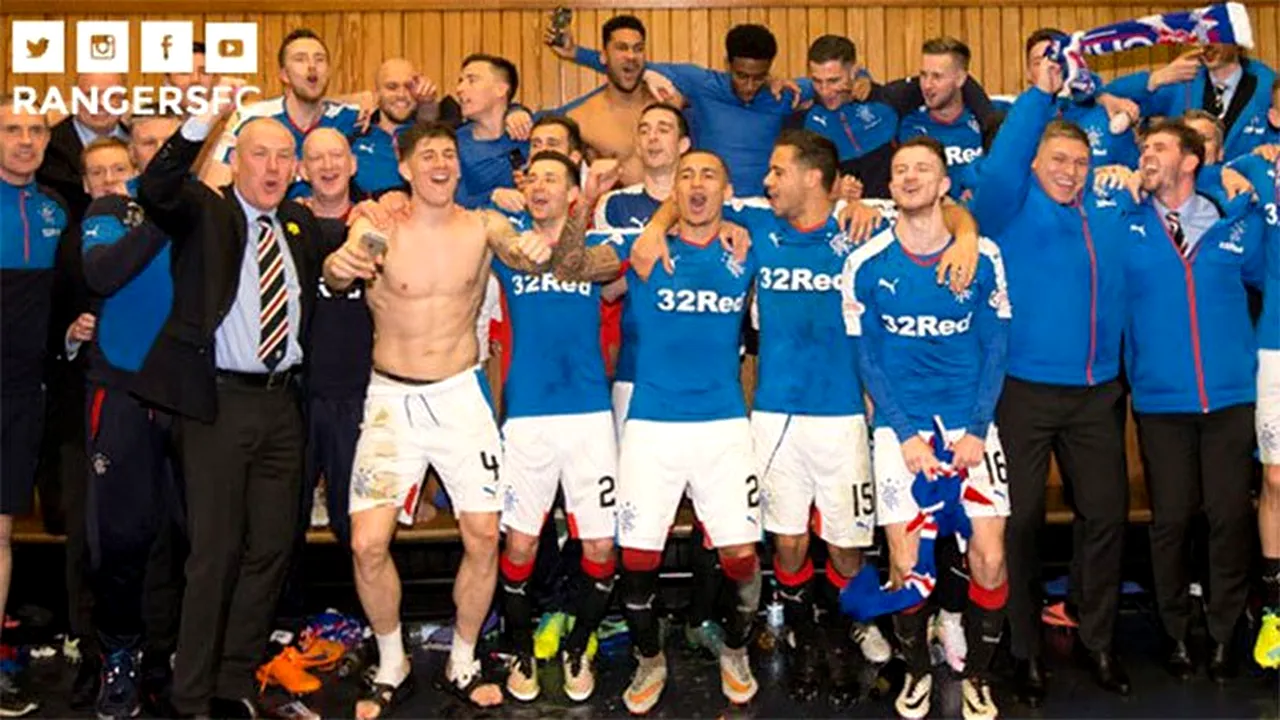 Glasgow Rangers va juca din nou în prima ligă din Scoția, după patru ani de absență
