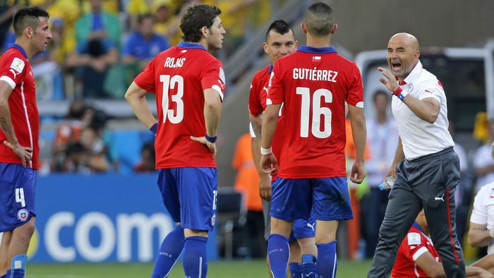 Jorge Sampaoli, după înfrângerea în fața Braziliei: "Nu sunt fericit, dar chilienii pot fi mândri de jucători. Au intrat în istorie"