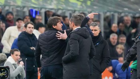 Conte, eliminat pentru că a urlat „Rușine!” spre arbitri după ce echipa lui Chivu a primit penalty!