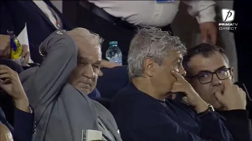 Imaginile durerii! Cum au reacționat Anghel Iordănescu și Mircea Lucescu după golul de 3-0 marcat de Muntenegru