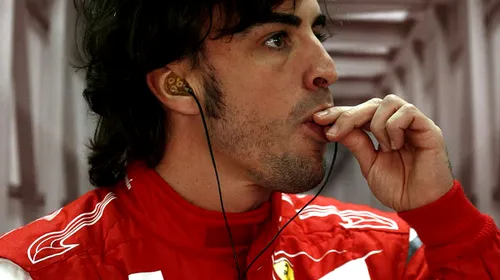 Vești bune pentru admiratoarele lui Alonso!** Pilotul scuderiei Ferrari divorțează de căntăreața Raquel del Rosario
