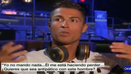 "Încă o întrebare!" VIDEO | Momentul în care Ronaldo ia foc în timpul unui interviu. Reacția nervoasă a portughezului