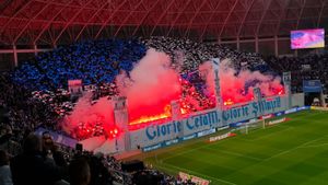 Scenografie impresionantă a oltenilor în Universitatea Craiova - U Cluj