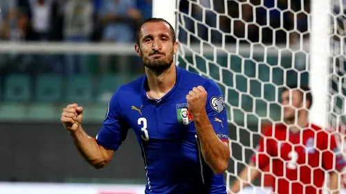 Chiellini: „Trebuia să câștigăm cu România, e nevoie să ne îmbunătățim jocul”. Moment special pentru fundașul de 31 de ani