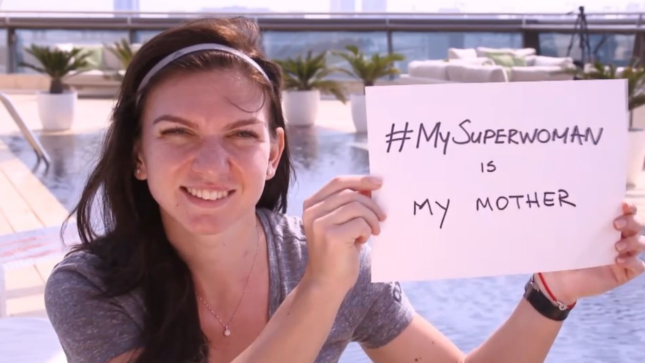 "Cine este super-femeia din viața ta?" VIDEO Simona Halep, vedetă în campania WTA. Ce răspuns a dat