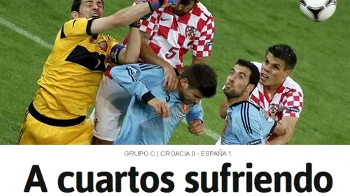 Spania refuză blatul, Italia zboară în ritmul Balotelli:** 