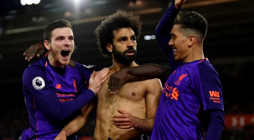 VIDEO | Mohamed Salah a intrat în istoria lui Liverpool. La finalul victoriei cu Southampton, scor 3-1, l-a luat 