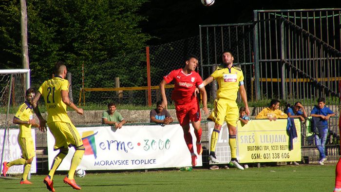 De la Budescu, fără număr. NK Maribor - Astra 0-3. "Sărmăluță" a reușit un hat-trick. Unul dintre goluri a fost înscris direct din corner