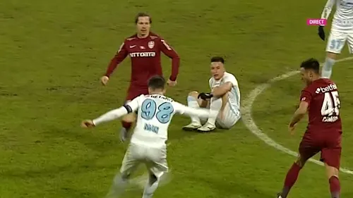 Dennis Man, aproape de un super gol cu CFR Cluj! Bălgrădean era bătut | VIDEO