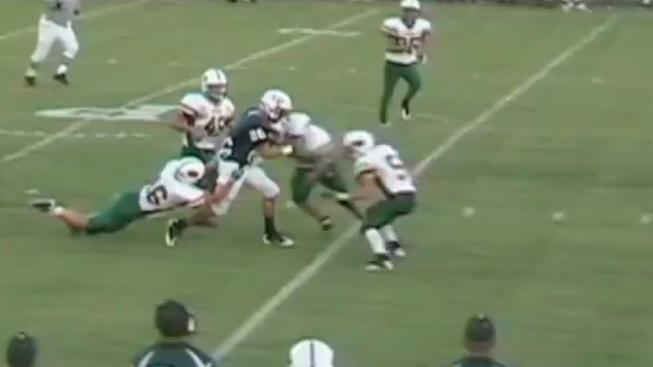 VIDEO ZDROBIT pe teren! Un puști de liceu a suferit cel mai dur placaj