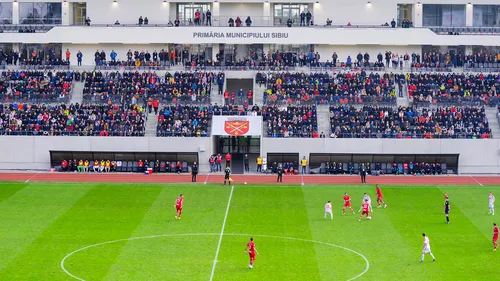 Echipa care anunța public că nu va mai încerca să joace pe stadionul din Sibiu, fiindcă nu e dorită, își dispută ultimul meci din acest an chiar pe arena Hermannstadtului