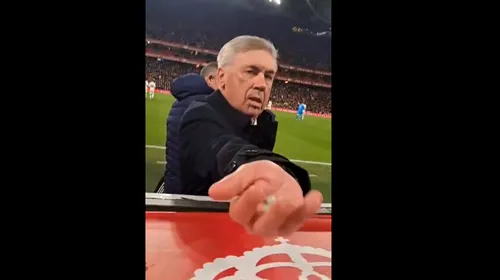Un suporter i-a cerut lui Carlo Ancelotti o gumă de mestecat: reacția antrenorului de la Real Madrid a cucerit toată Spania | VIDEO