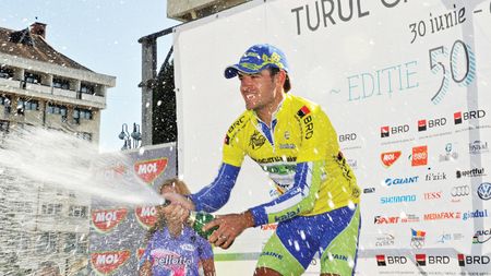 "Șef" nou în Turul Ciclist al României: grecul Bouglas a câștigat a doua etapă