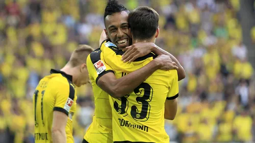 Aubameyang a început perfect și noul sezon. „Dublă” pentru gabonez în Borussia Dortmund – Mainz 2-1. Toate rezultatele din Bundesliga
