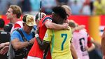 Vinicius n-a ținut cont că Haaland dădea interviu. S-a dus glonț la el și imaginea face înconjurul planetei
