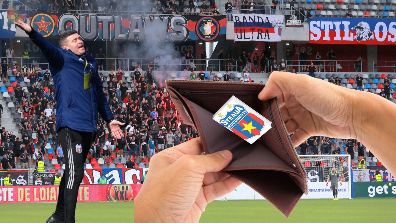 Cifre halucinante! Câți bani a produs CSA Steaua la fiecare meci disputat în Ghencea! Ce medie de spectatori a avut în primele etape din acest sezon | EXCLUSIV