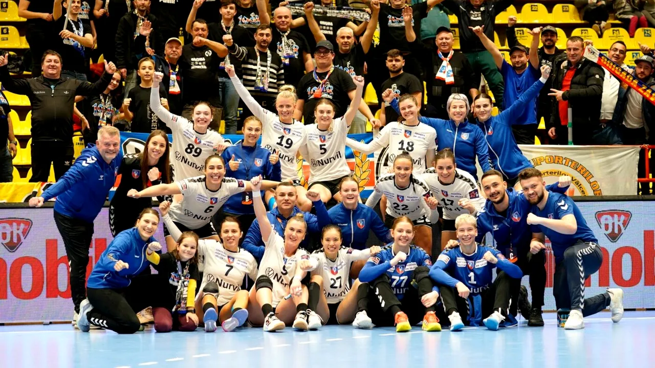 Vâlcea se califică fără emoții în grupele EHF European League!