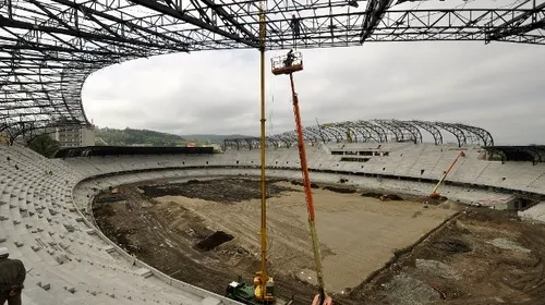 IMPRESIONANT: Cluj Arena va avea două tabele GIGANT!** FOTO Stadiul lucrărilor