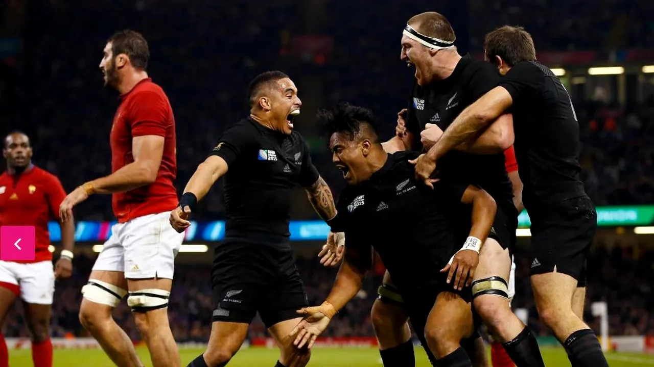 Noua Zeelandă a învins Africa de Sud, scor 20-18, și s-a calificat în finala Cupei Mondiale de rugby