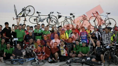 FOTO Participanții la evenimentul „ProSport cu bicicleta la mare” au ajuns pe litoral: 280 de km în două zile