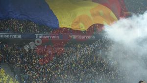 Acum, ca niciodată! Fanii au fost la înalțime: "Luptați pentru neam, credință și tară!" FOTO