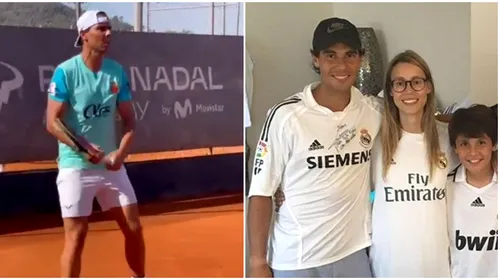 Rafael Nadal a „trădat-o” pe Real Madrid! În tricoul cărei echipe de fotbal a apărut campionul tenisului la ultimul antrenament. VIDEO