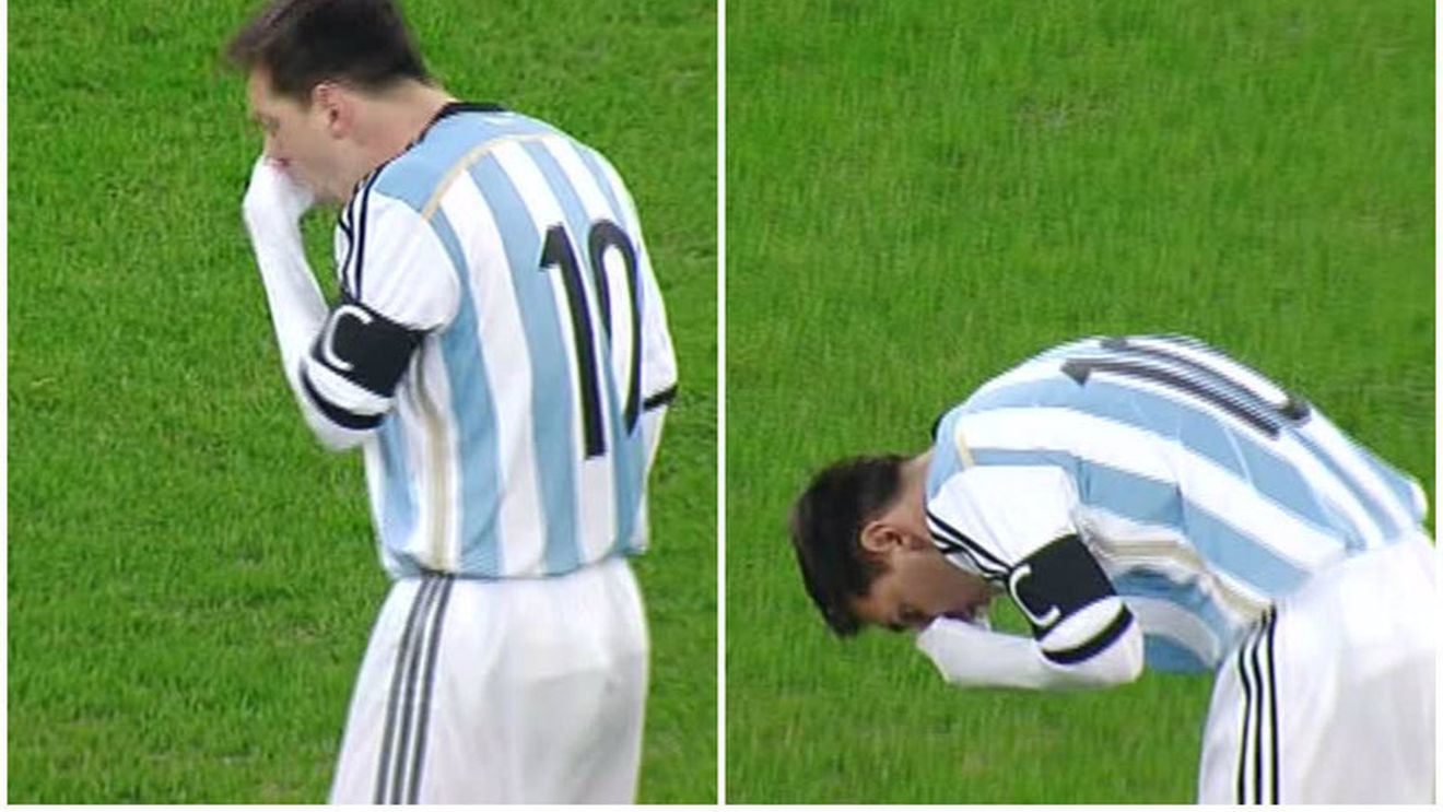 Atitudine jignitoare față de români a francezilor, după ce Messi a vomitat la începutul partidei de pe Național Arena: "Poate i s-a făcut greață de ei"