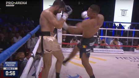 Florin Rambo Lambagiu, furat ca în codru în meciul pentru centura mondială la kickboxing | VIDEO