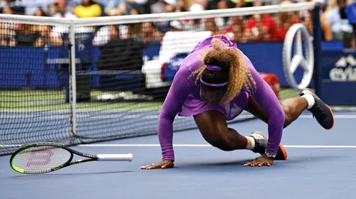 Sperietură pentru Serena Williams, în ziua în care fetița sa a împlinit doi ani: „M-am afectat puțin mental. Mi-am spus – ‘oh, nu! Nu din nou!'” Americanca s-a calificat însă pentru a 16-a oară în sferturi la US Open