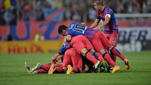 Steaua, cu motoarele turate pentru Legia! Reghe: "Am avut atitudine!" Cum vede meciul din play-off și lupta la titlu: "Astra e acum favorită"