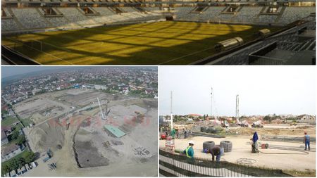 SPECIAL | Stadiul lucrărilor și cum arată șantierul super arenei de 55 de milioane de euro care se ridică la Craiova. FOTO