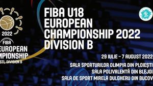 Campionatul European de baschet masculin U18 se dispută în trei săli din județul Prahova! 22 de echipe naționale masculine la start