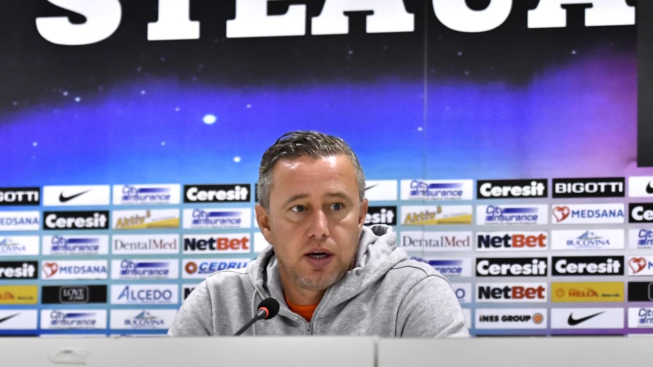 VIDEO | Laurențiu Reghecampf și Gabi Tamaș, conferință de presă înainte de Steaua - Zurich. "Cu o victorie, avem o șansă mare la calificare!"