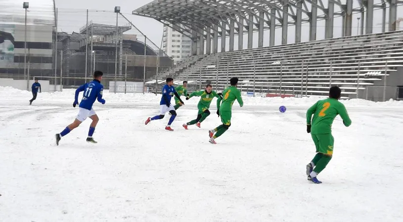 CS Mioveni a marcat șase goluri în amicalul disputat în ultima zi a cantonamentului de la Poiana Brașov. Prima repriză a fost mai săracă în reușite
