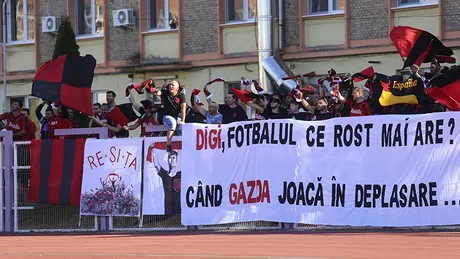 Galeria Reșiței, mesaj pentru DigiSport.** Decizia luată de Guardia Ultra înaintea meciului cu U Craiova din Cupa României, programat pe 