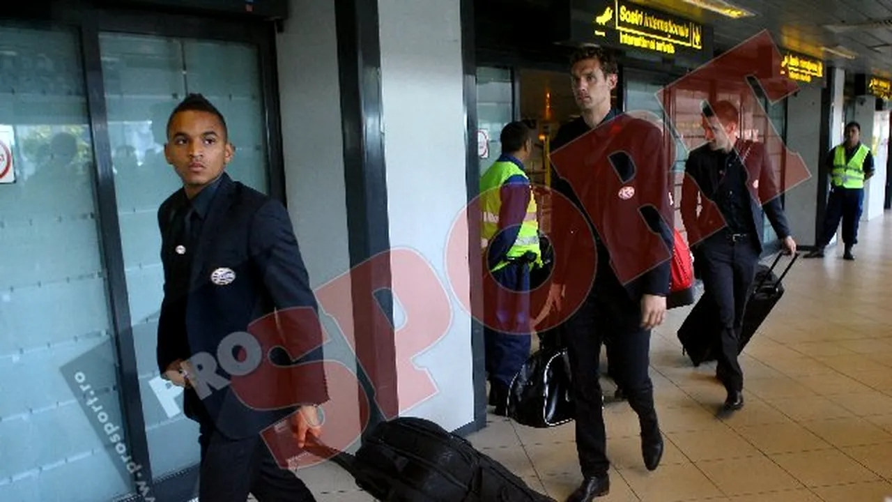 FOTO** Olandezii de la PSV Eindhoven au ajuns în București