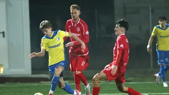 CS Dinamo a învins Universitatea Craiova 2 și așteaptă reluarea Ligii 2. A fost ultimul test pentru elevii lui Florin Bratu