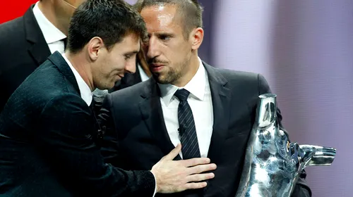 Ribery vrea Balonul de Aur: „Sunt mult mai muncitor ca Messi și Ronaldo”