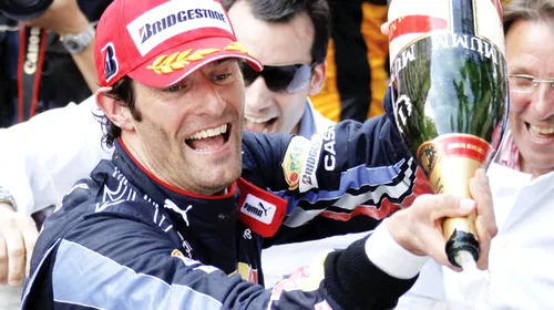Mark Webber și-a prelungit contractul cu Red Bull