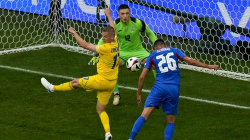 Slovacia – Ucraina 1-2, în Grupa E la EURO. Ucraina învinge, revenind de la 0-1, iar România este liderul Grupei E
