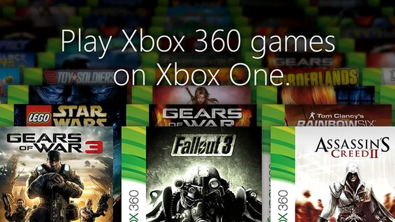 Xbox One - iată primele jocuri de Xbox 360 compatibile cu noua consolă