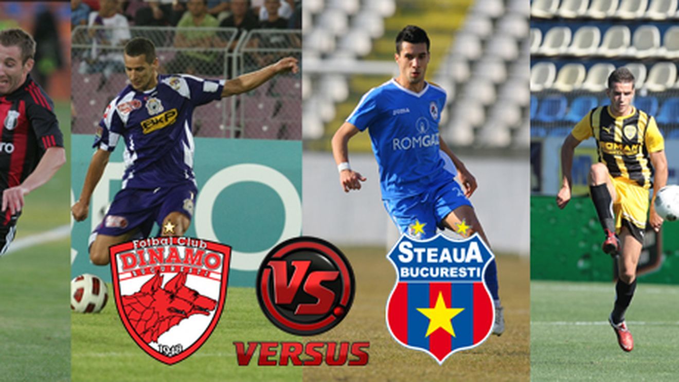 Război TOTAL între Dinamo și Steaua!** ANALIZA celor patru fotbaliști cu care granzii atacă SUPREMAȚIA Ligii 1!