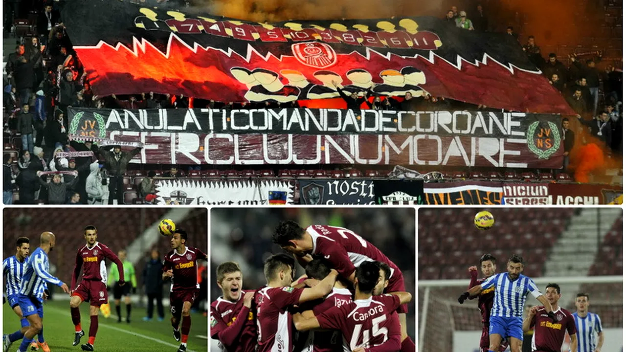 Succes categoric la ultimul meci al lui Miriuță pe banca ardelenilor. CFR Cluj - CSMS Iași 4-0