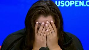 Bianca Andreescu a început să plângă la conferința de presă, după ce a câștigat US Open: "Am visat la acest moment de mult timp"
