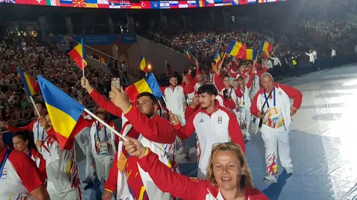 VIDEO | Sportivii tricolori au făcut show la Minsk, la festivitatea de deschidere a Jocurilor Europene. Explozie de bucurie după victoria în fața Angliei și mesajul superb transmis pentru naționala lui Rădoi