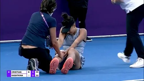 Jaqueline Cristian, decizie foarte tristă după accidentarea horror pe care a suferit-o! Românca s-a retras atât de la Indian Wells, cât și din cadrul turneului Miami Open