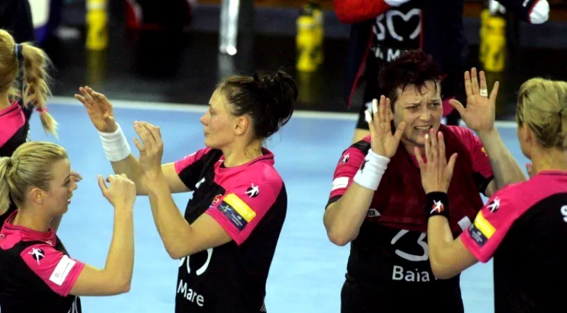 HCM Baia Mare - Corona Brașov, scor 23-22, în derby-ul Ligii Naționale de handbal feminin