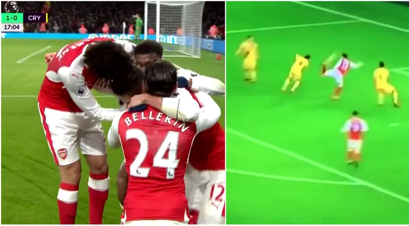 PUR ȘI SIMPLU FABULOS! VIDEO | Giroud a reușit GOLUL ANULUI în chiar prima zi a lui 2017. Arsenal - Crystal Palace 2-0 și Manchester City iese din TOP 4. Cum arată clasamentul