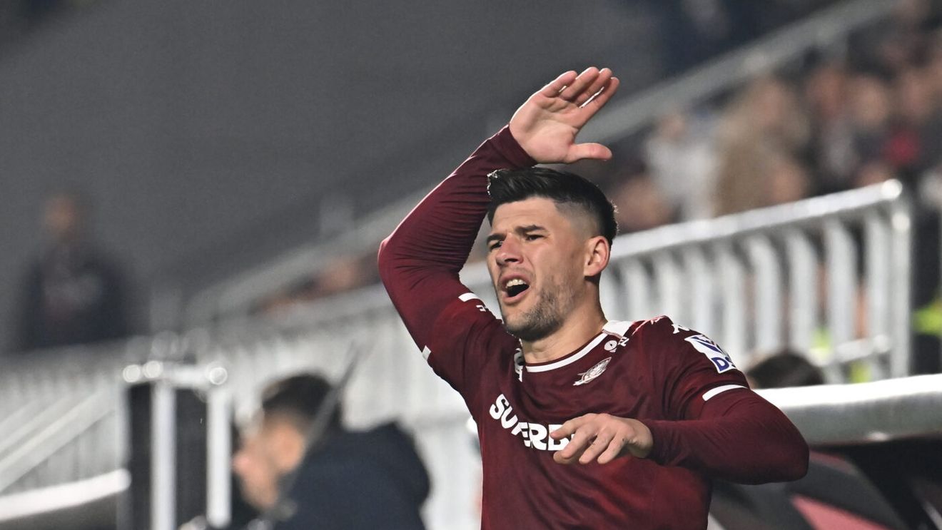 Fotbalistul de la Rapid, plecăciuni în fața lui Cristi Săpunaru, după victoria cu Hermannstadt, 1-0: „Stăm amândoi în cameră. E un idol pentru mine!”